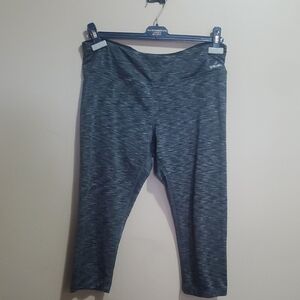 Spalding Charcoal Crop Leggings Size XL